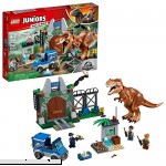 LEGO Juniors 4+ Jurassic World T. rex Breakout 10758 Building Kit 150 Piece  B0787KRLMB
